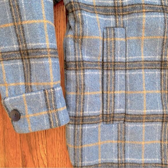 ALI GOLDEN $330 Blue Plaid Jacket - Picture 3 of 16